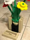 for the A1, separate flat flowers