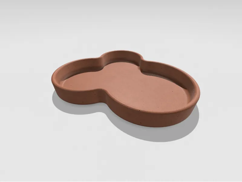 Minimalist Catch all tray "Three Ways Tray"
