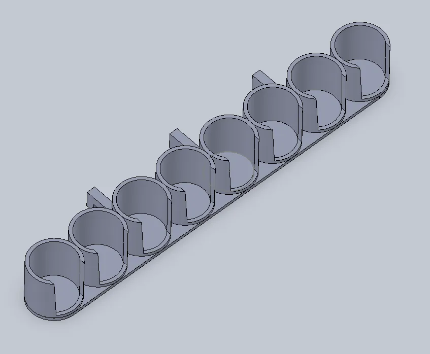 Army paint holder for pegboard - Free 3D Print Model - MakerWorld