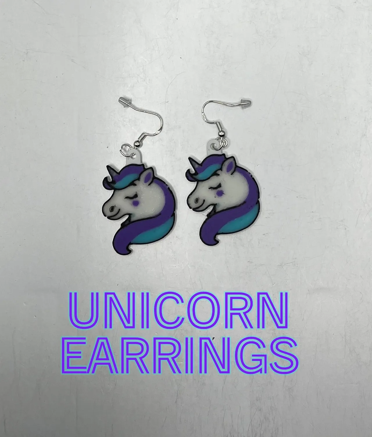 Unicorn Earrings view 2