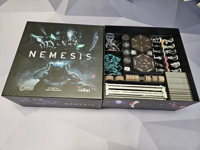 Nemesis Board Game Insert (incl. expansions)