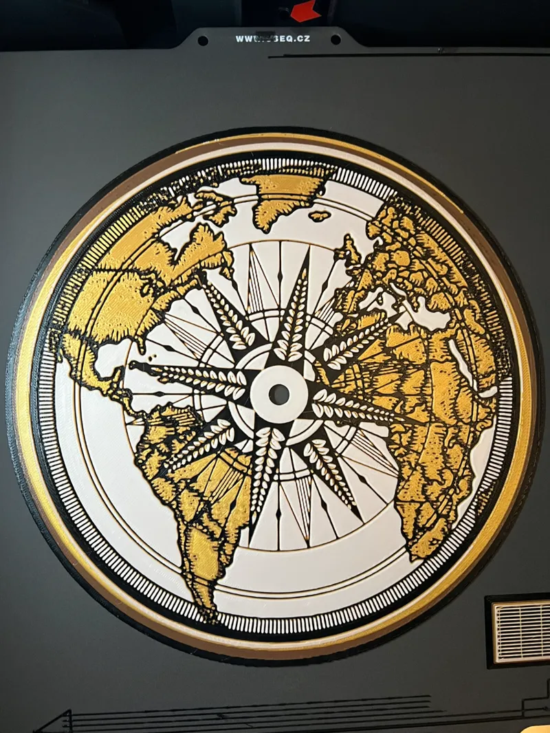 Hueforge Ancient world map