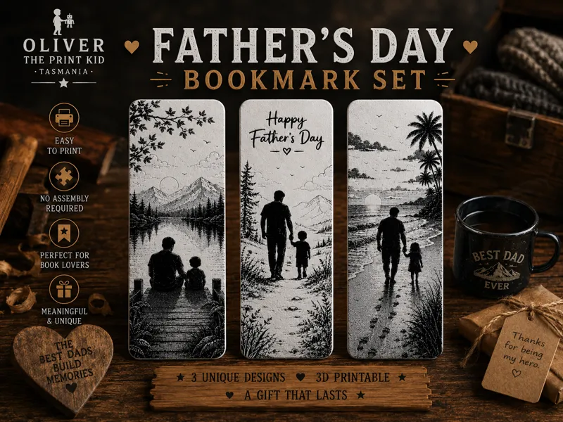 Father's Day Bookmark | Meaningful Gift for Dad