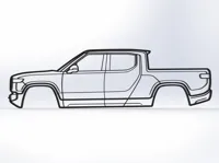 Décoration murale Rivian R1T — photo 1
