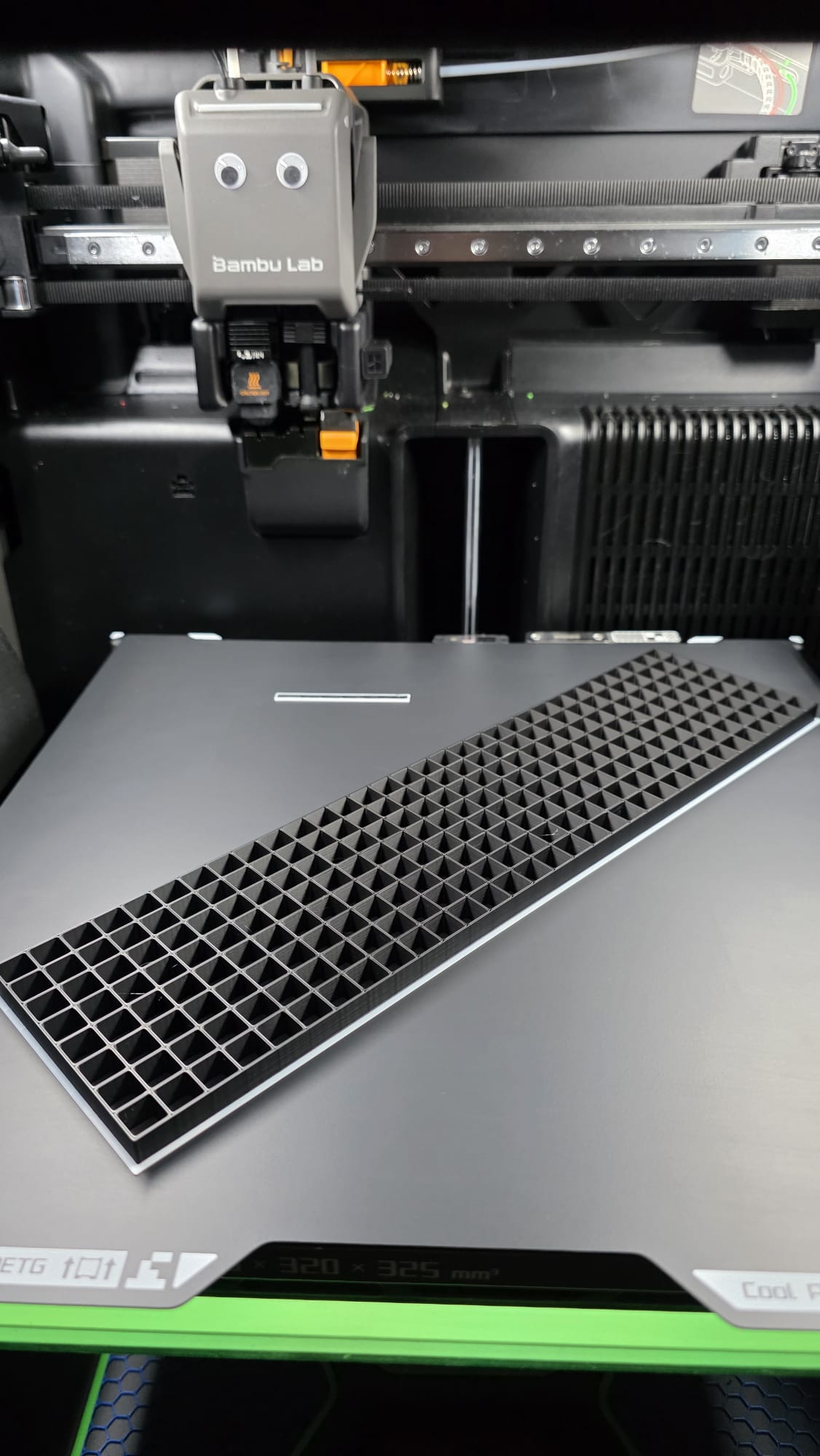 Miniatura 3 do modelo 3D 8x32 LED Matrix Frame with Diffuser Grid