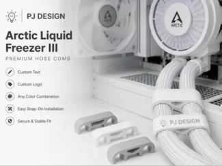 Arctic Liquid Freezer III tube/hose comb