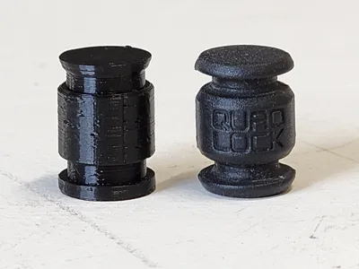 Quadlock style TPU vibration isolation grommet 