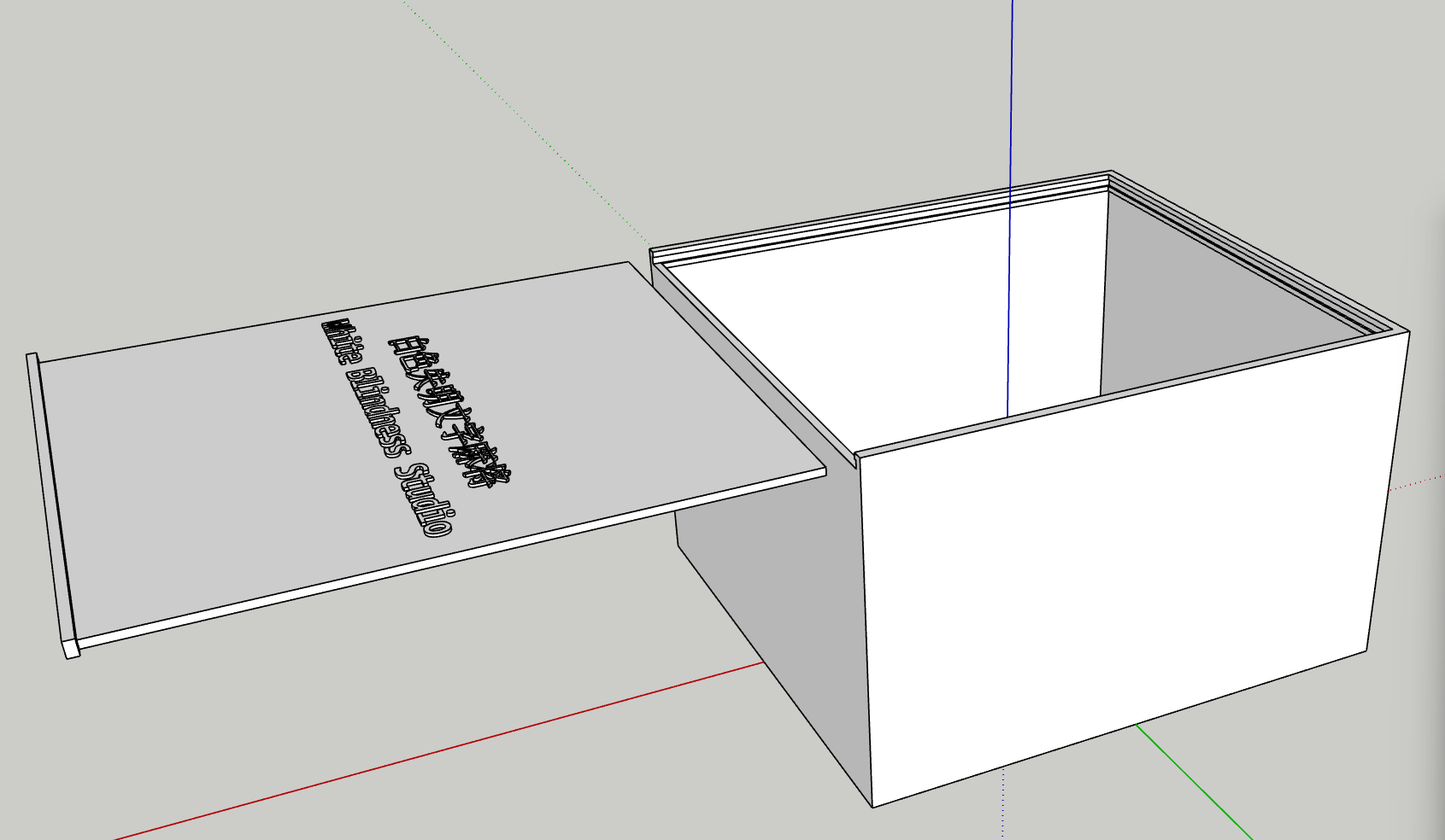 Miniatura 2 do modelo 3D 白色失明文字麻将