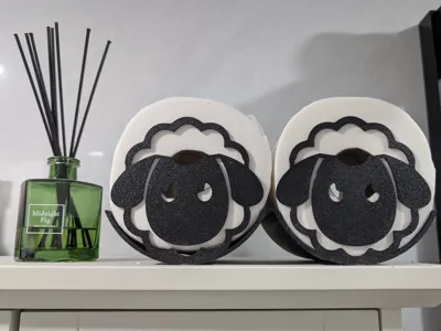 Baa-throom Sheep Toilet Paper Holder (Roll Holder)