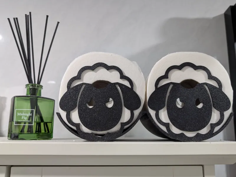 Baa-throom Sheep Toilet Paper Holder (Roll Holder)