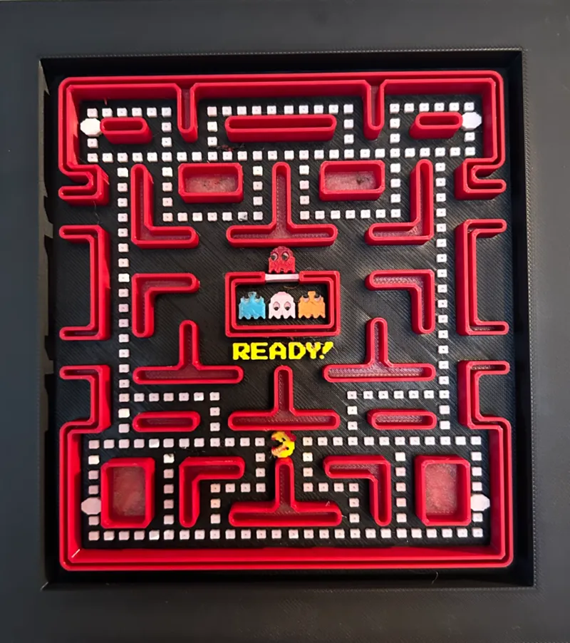 Ms. Pacman - Level One - 3D Picture