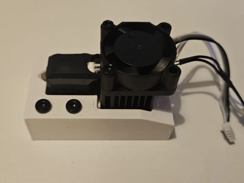Hotend und Schrauben Halter