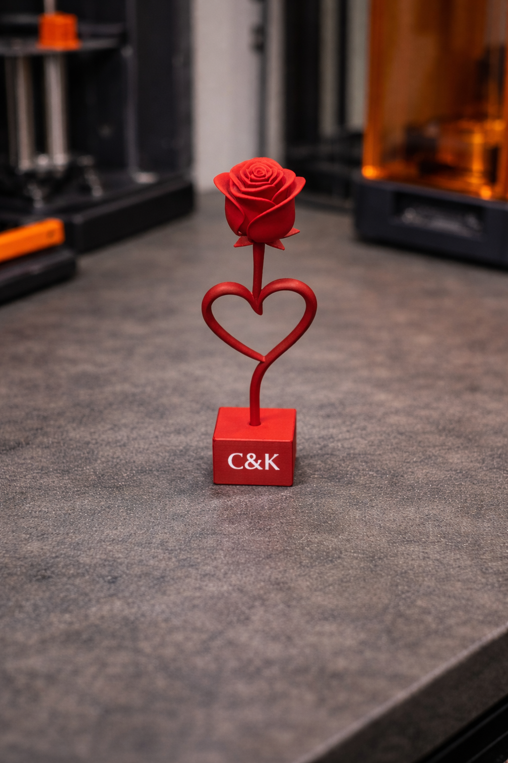 Miniatura 5 do modelo 3D Eternal Love Rose – Herz-Edition ( Valentinstag )
