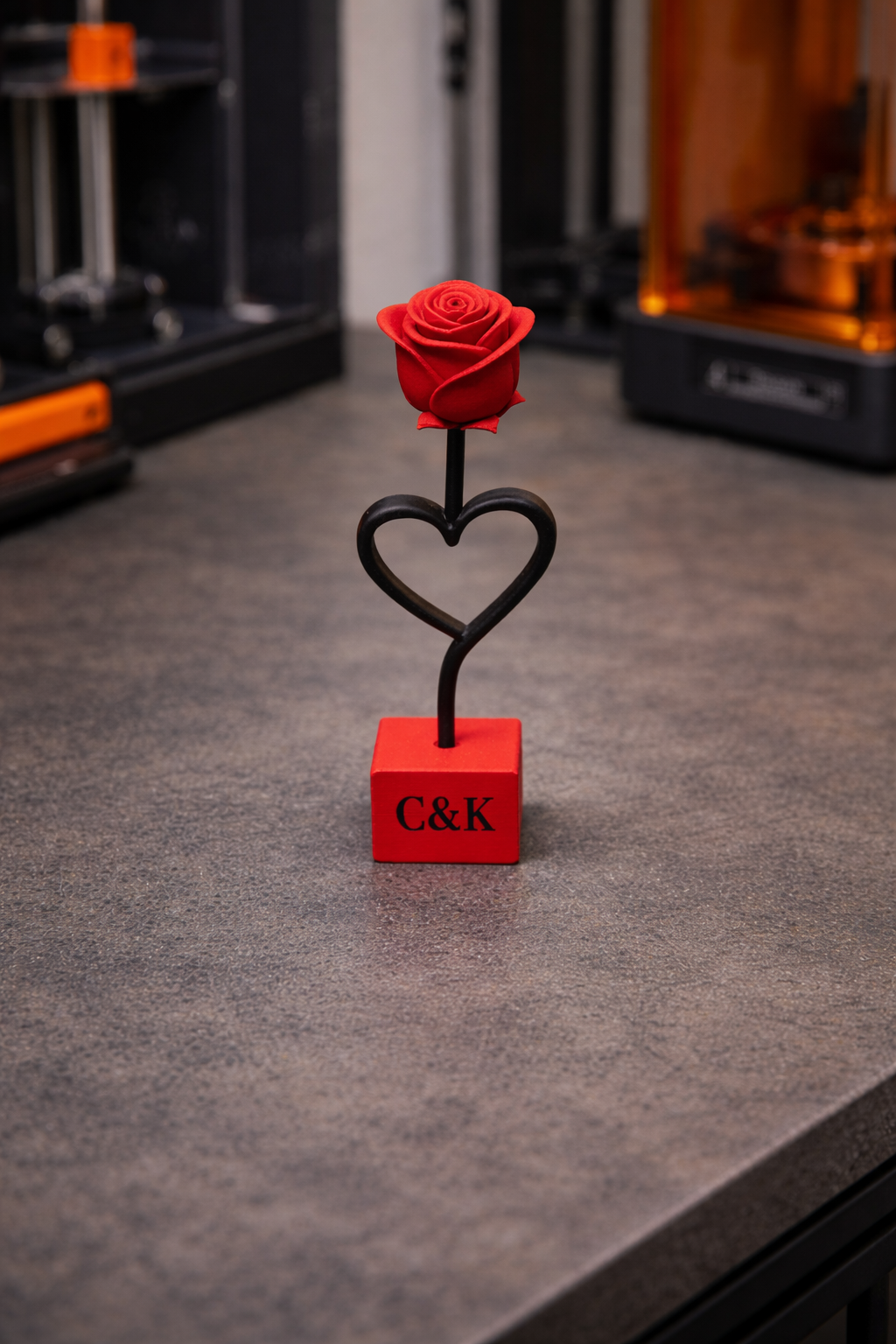 Miniatura 6 do modelo 3D Eternal Love Rose – Herz-Edition ( Valentinstag )
