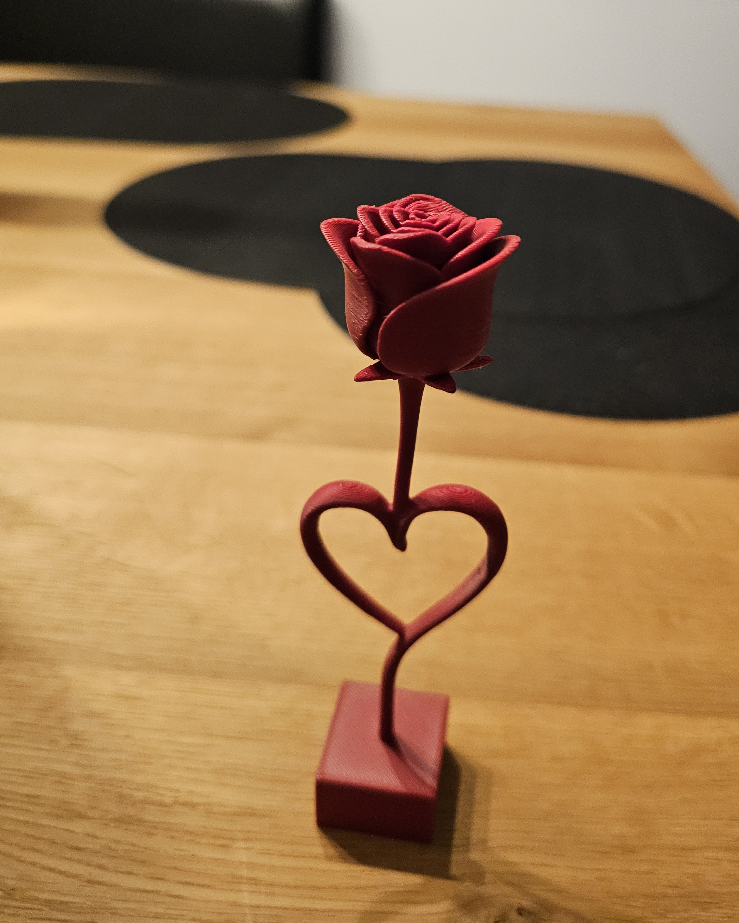 Miniatura 2 do modelo 3D Eternal Love Rose – Herz-Edition ( Valentinstag )
