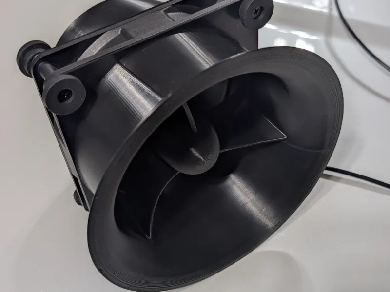 140 mm Fan Intake, Blade Tip Spacer & Exhaust Cone