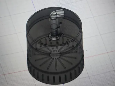 Air filter for aquarium