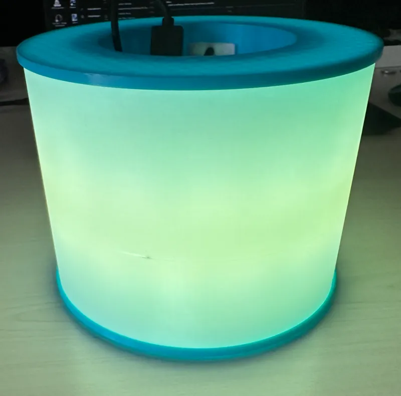 RGB Matrix lamp for use with a small powerbank