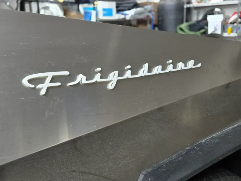 Cybertruck magentic Fridgidaire badge