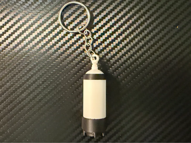 Tauchflasche Schlüsselanhänger