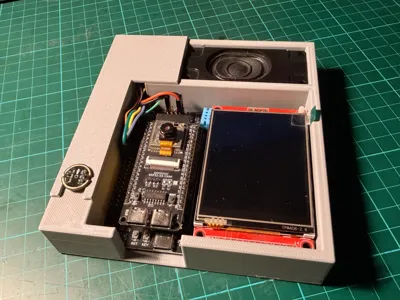 ESP3-S3 (CAM) + Expansion Board + 3w 70*30mm Speaker Storage Box
