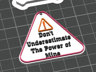 Don't Underestimate Me | keychain