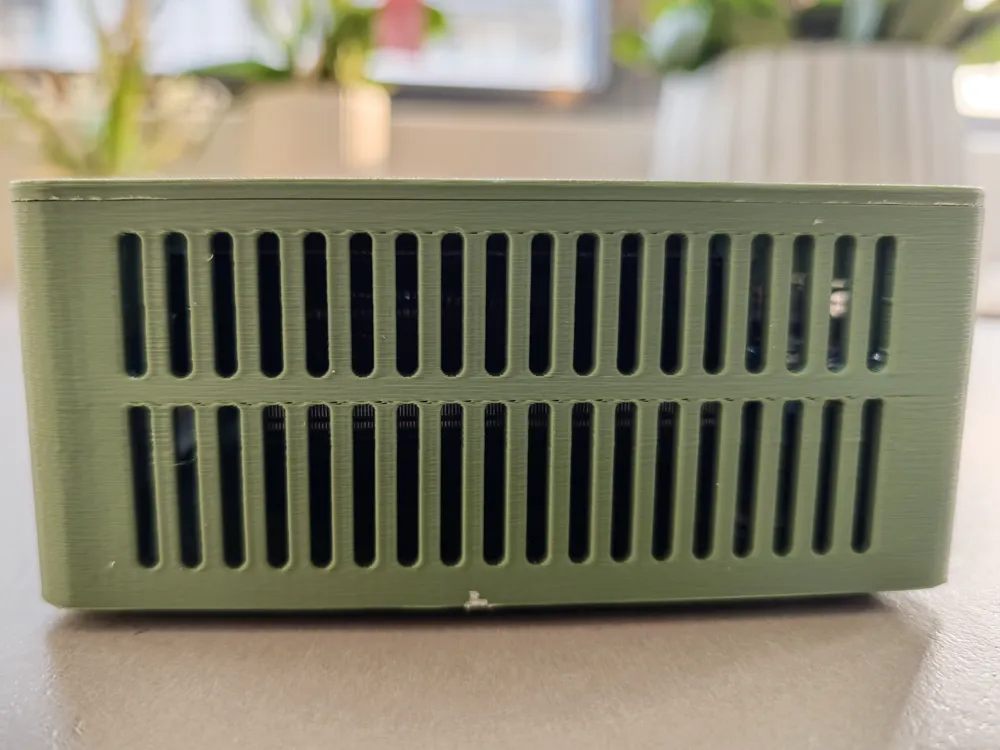 A 3D-printed case designed for Gigabyte BRIX mini motherboards by ...