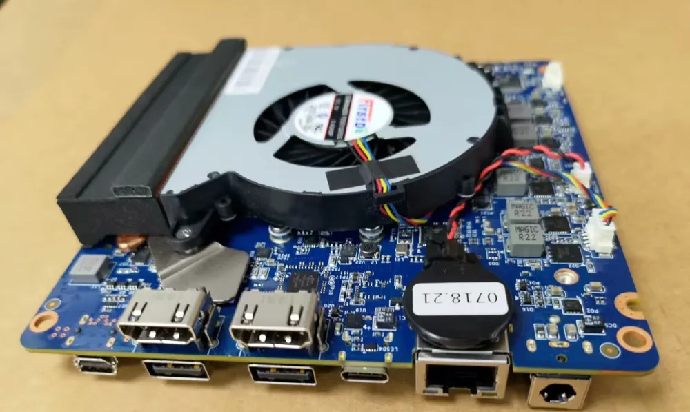 A 3D-printed case designed for Gigabyte BRIX mini motherboards by ...