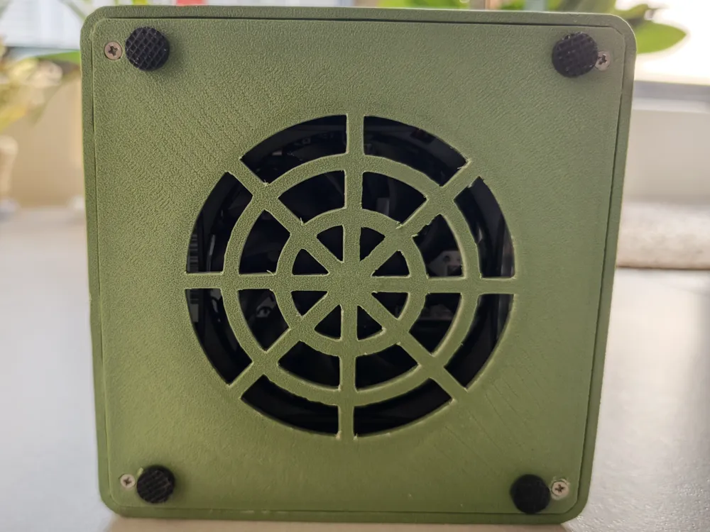 A 3D-printed case designed for Gigabyte BRIX mini motherboards by ...