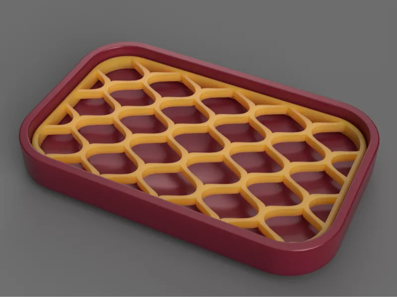 Soap tray - simple 60s style
