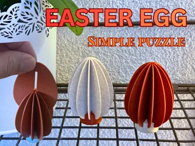 Simple easter egg puzzle