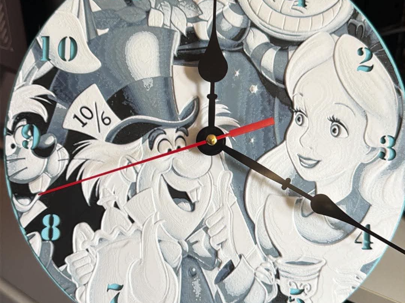 Alice in Wonderland Clockface