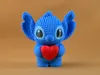 Stitch with separate heart.