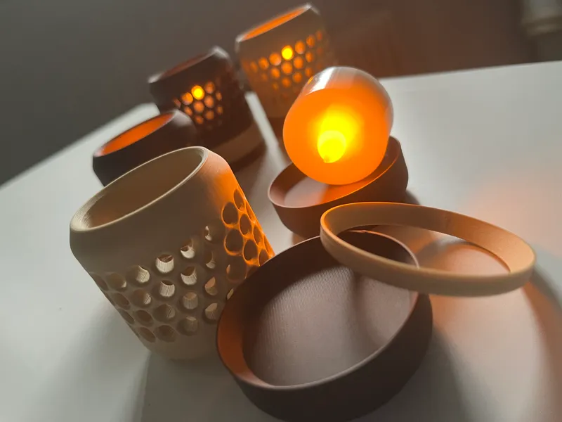 "Loona" LED tealightstand