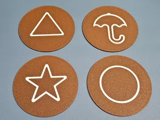 Dalgona Squid Games Coasters