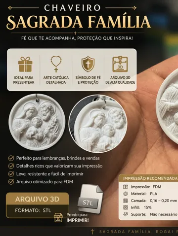 Llavero: Chaveiro Sagrada Família — vista de referencia 2