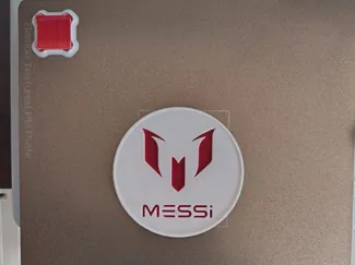 Posa Vasos logo Leonel Messi (Modelo editable)