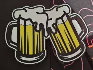 Beer mug lightbox
