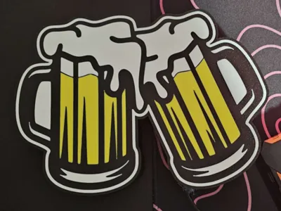 Beer mug lightbox