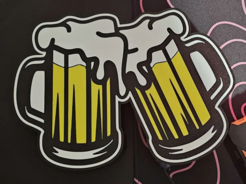 Beer mug lightbox