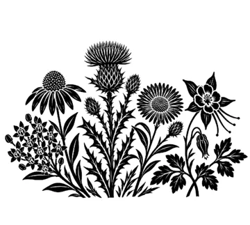 Modelo para impresión 3D: Texture Roller V401 | Flowers — vista de referencia 4