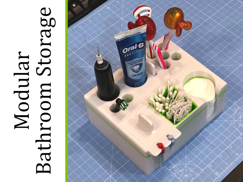 Modular Bathroom Storage System