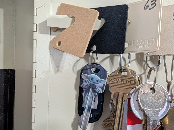 Key Storage Lock Box Labels