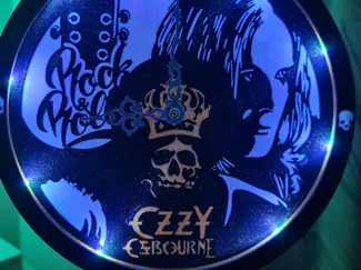 Ozzy Osbourne Clock