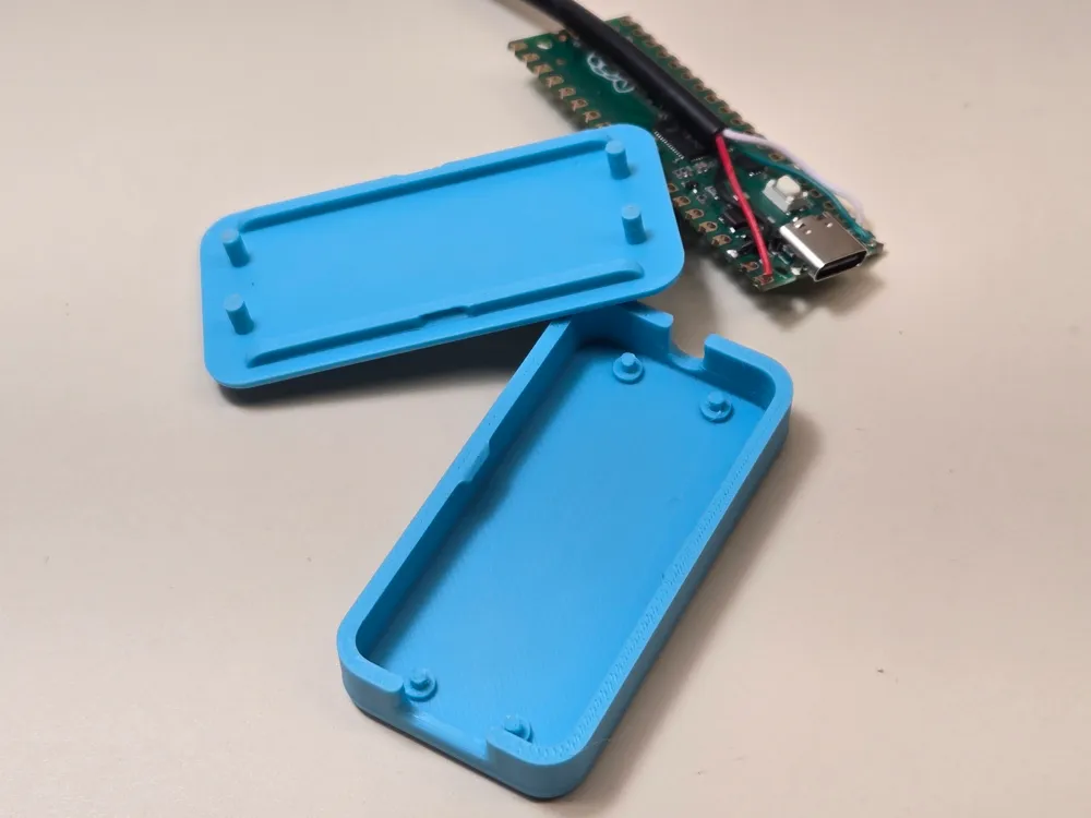 Raspberry Pi Pico case with cable hole - USB C by kgJettaIV - MakerWorld