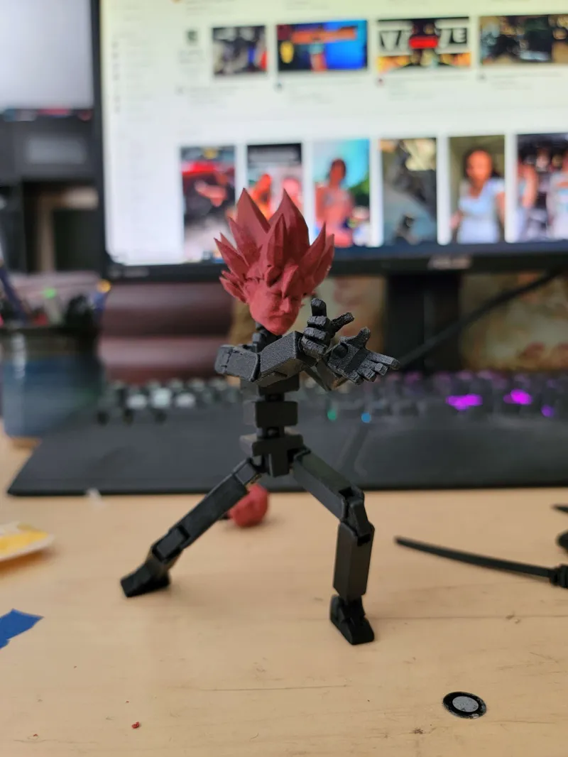 super saiyan john lucky 13 head