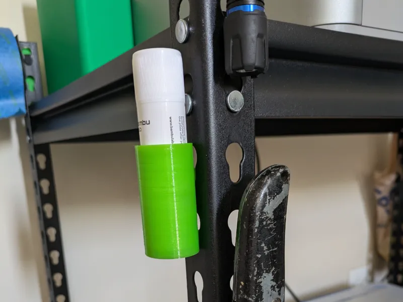 Glue Stick holder for Utility Shelving Rack
