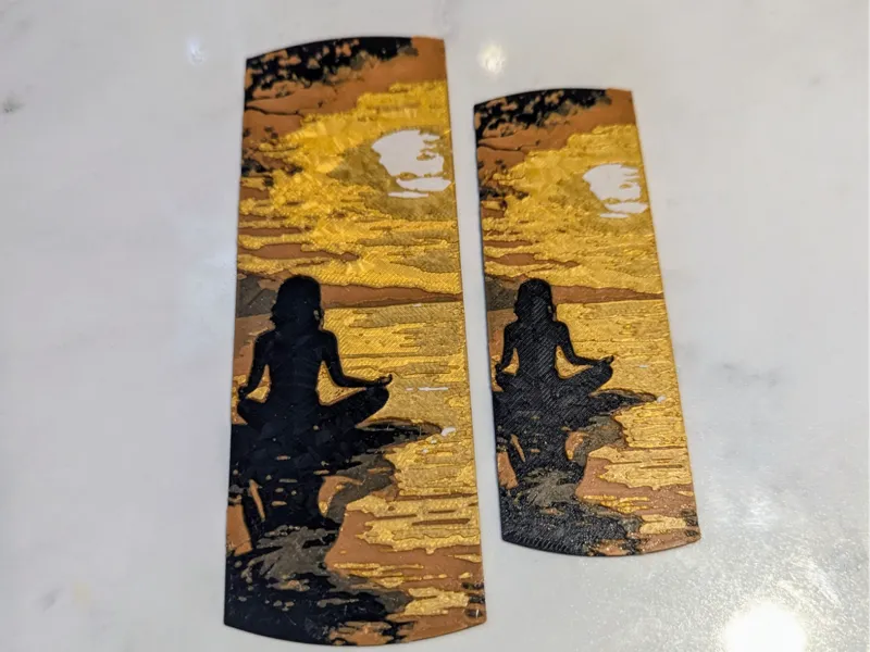 Golden Serenity Bookmark - 2 Sizes