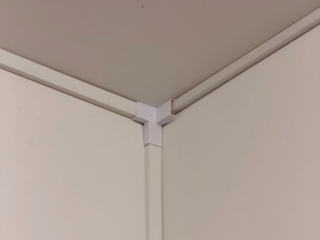Internal T Junction Cover for Cable Trunking