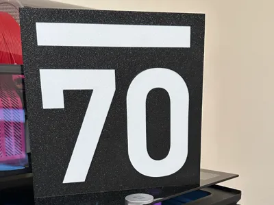 Sub 70 Golf Wall Sign